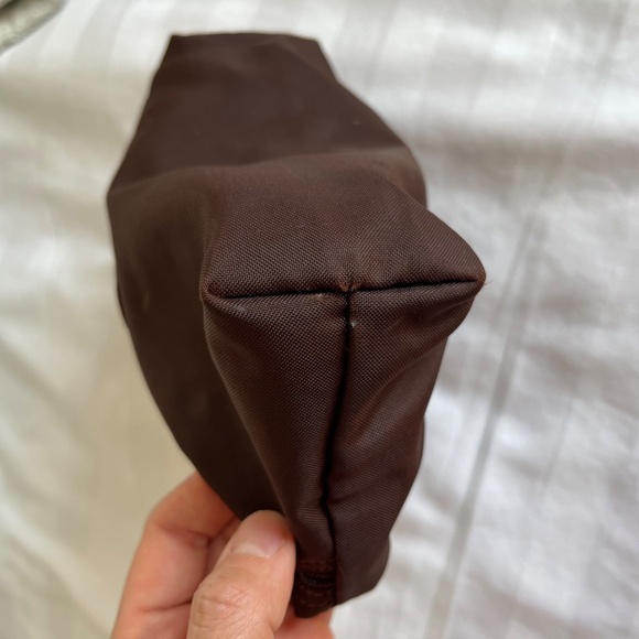 Longchamp brown cosmetic pouch - Picture 6 of 7